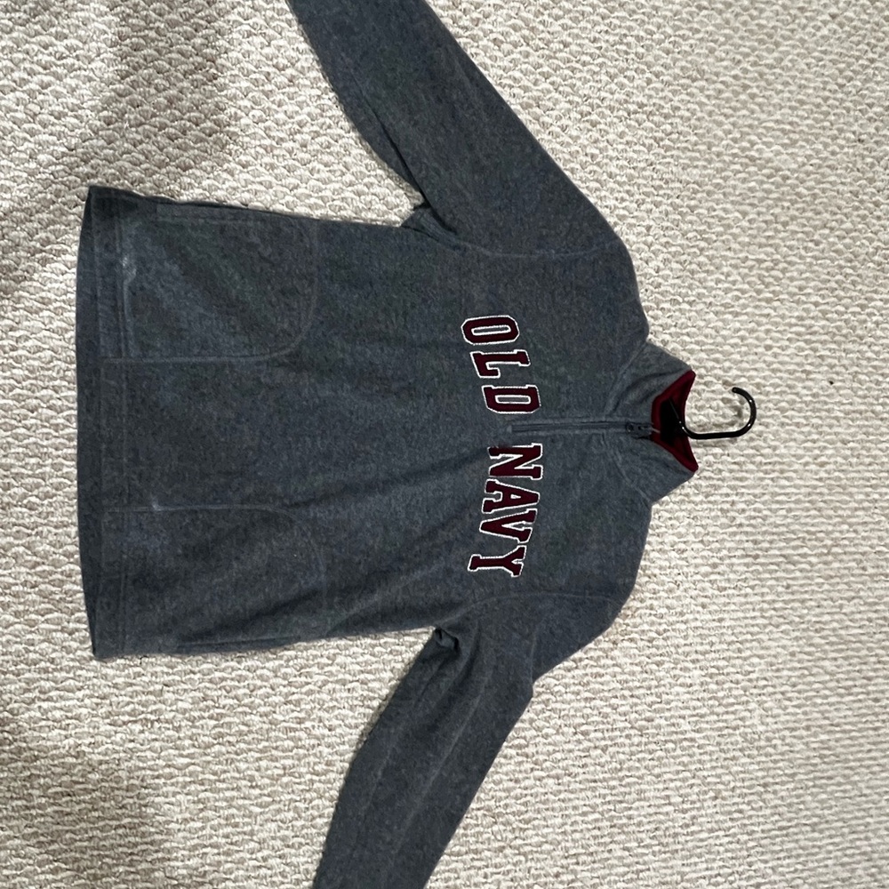 Old Navy Charcoal Zip-Up Boy’s Sweater